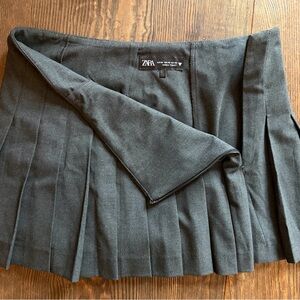 Zara Pleated Mini Skirt Skort